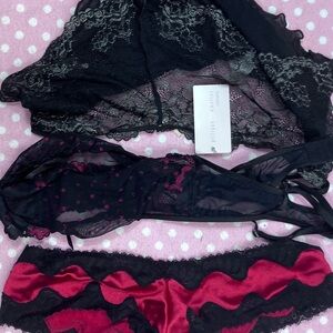 Morgan Taylor 2 panties 1 bra NWOT